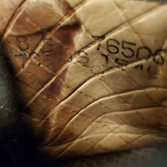 Vintage Vulcan Black Leather Lace-Up Combat Military Boots Men's Size 8E - Picture 8 of 9